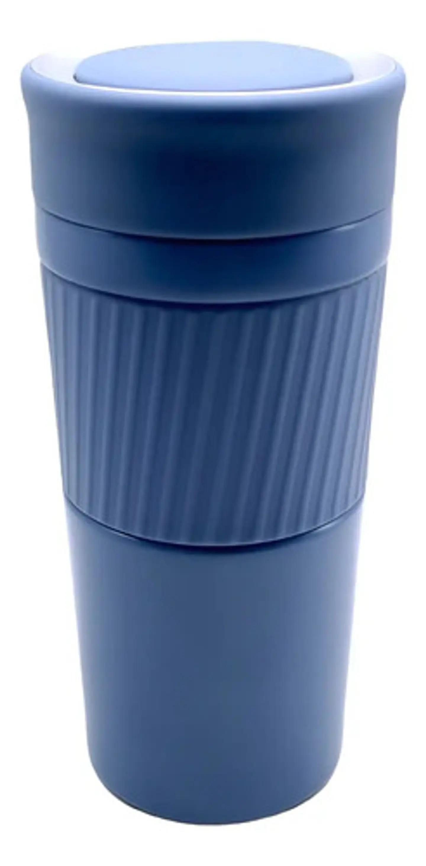 Termo De 420 Ml Azul Acero Elegante 1