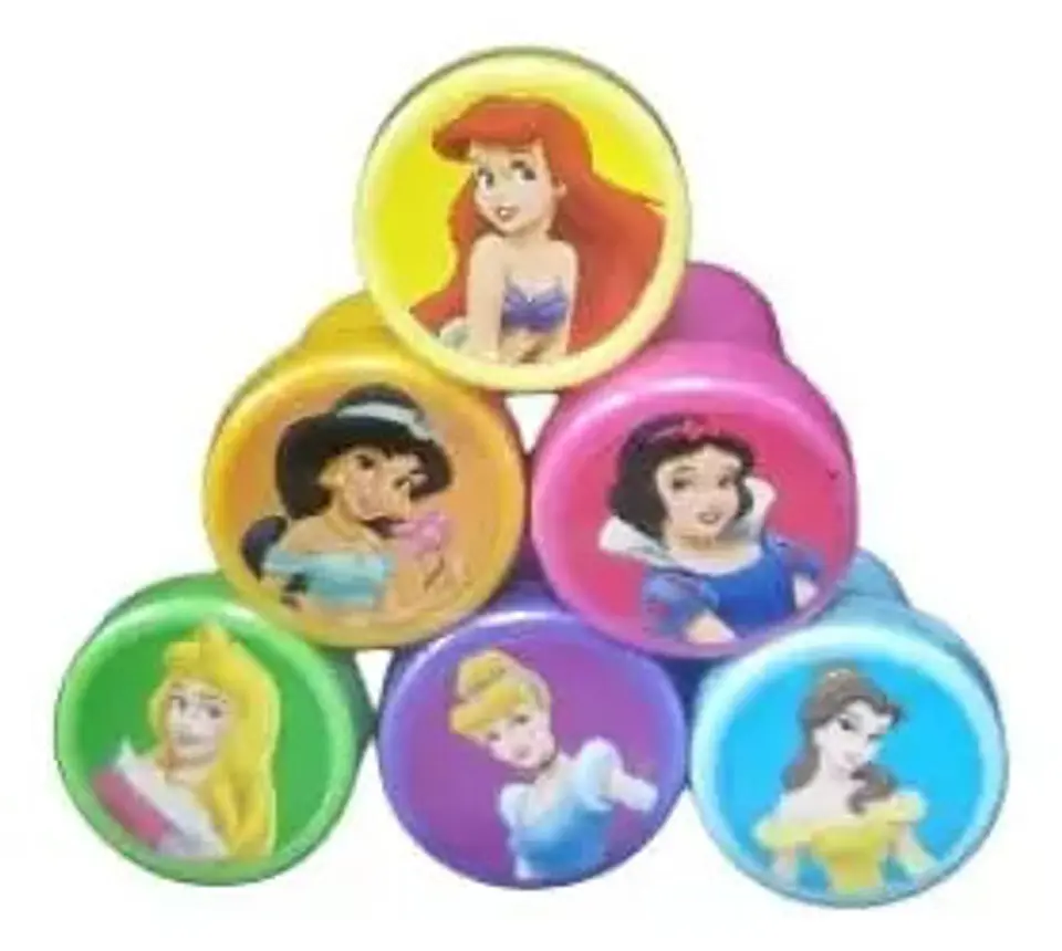 Kit Sellos Didacticos Princesas Infantiles X6 Unidades 2