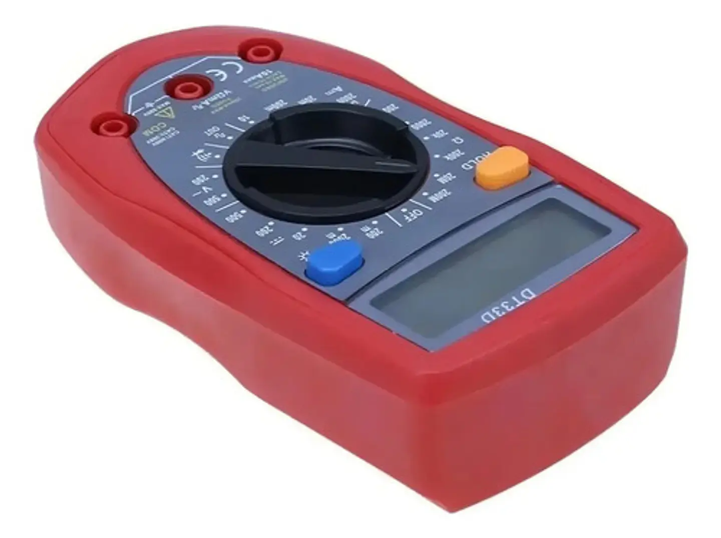 Multímetro Digital Dt33 Voltímetro Amperímetro Ohmímetro Batería 500v 10a 5