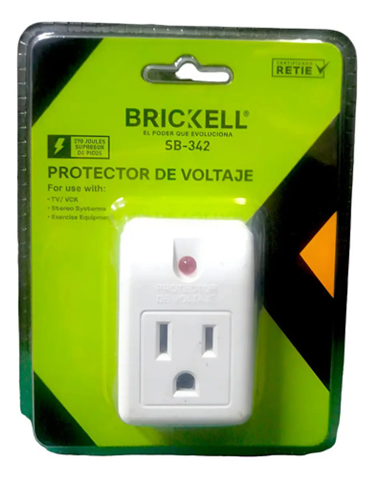 Protector Voltaje Filtro Emi Rfi Tv Stereo Equipos Ejercicio Color Blanco Brickell Sb-432 2