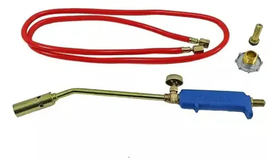 Soplete Gas Propano Boquilla 20mm 1.5m Cable Impermeabilizar 6