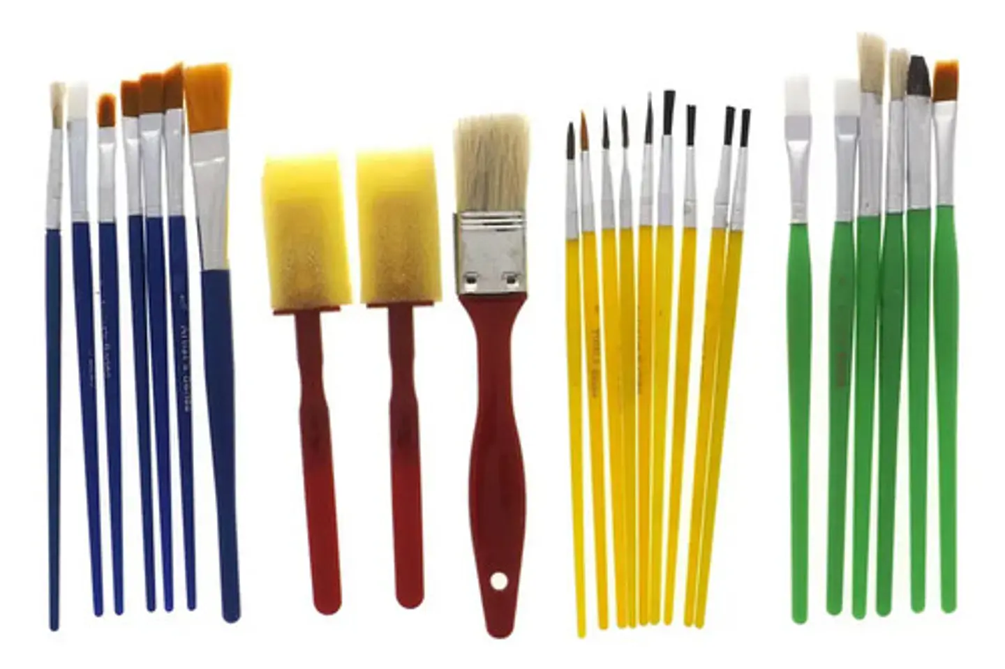 Pinceles Para Artistas Gran Juego Para Todo Tipo Cerdas Variado 2