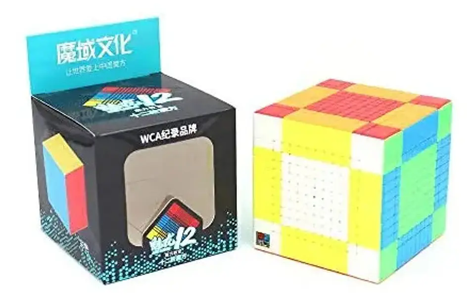 Cubo Rubik Moyu 10x10 Mate Stickerless Velocidad Cúbico Blanco 2