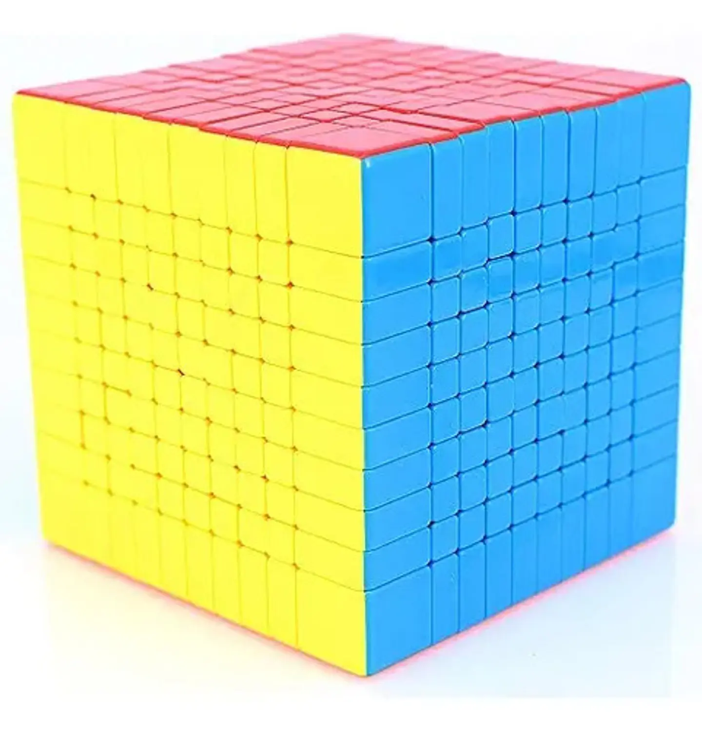 Cubo Rubik Moyu 10x10 Mate Stickerless Velocidad Cúbico Blanco 3
