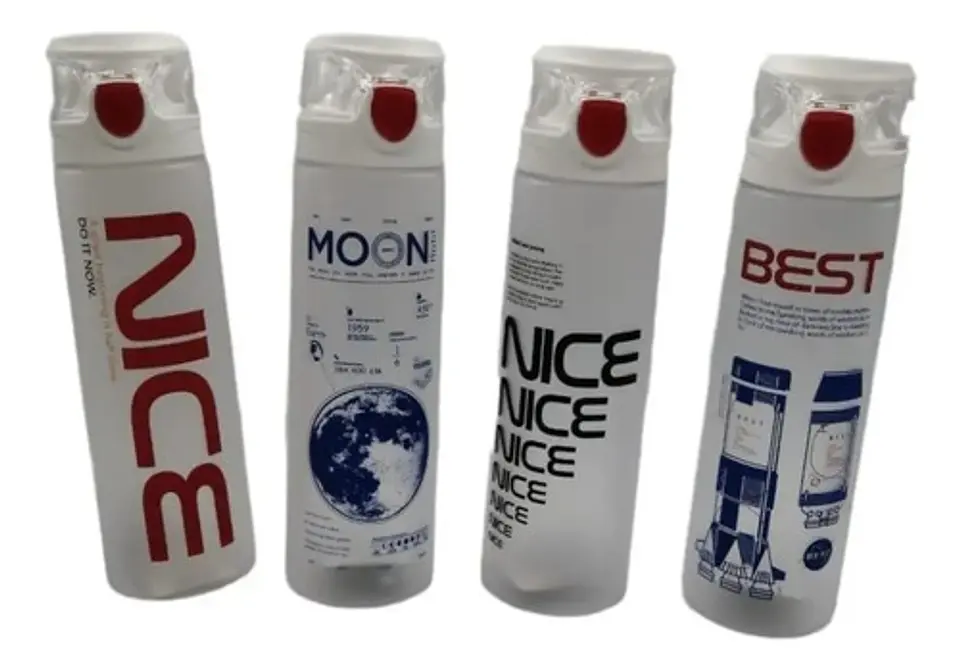 Botilito Térmico Mcktoys De 900 Ml Para Agua, Café O Bebidas Bl.negro 1