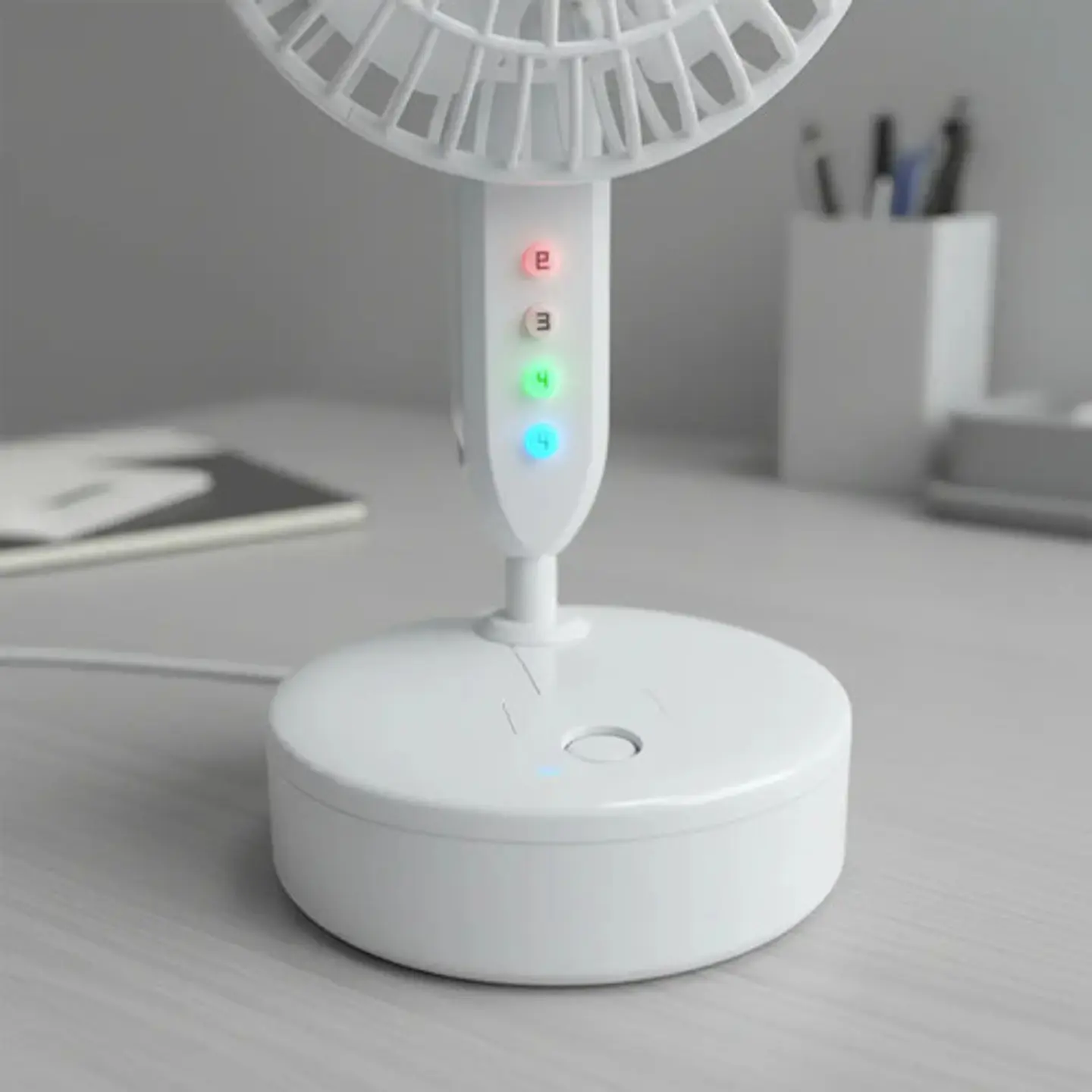  Ventilador Abanico Con Spray Aire Fresco Rociador Humidific 3