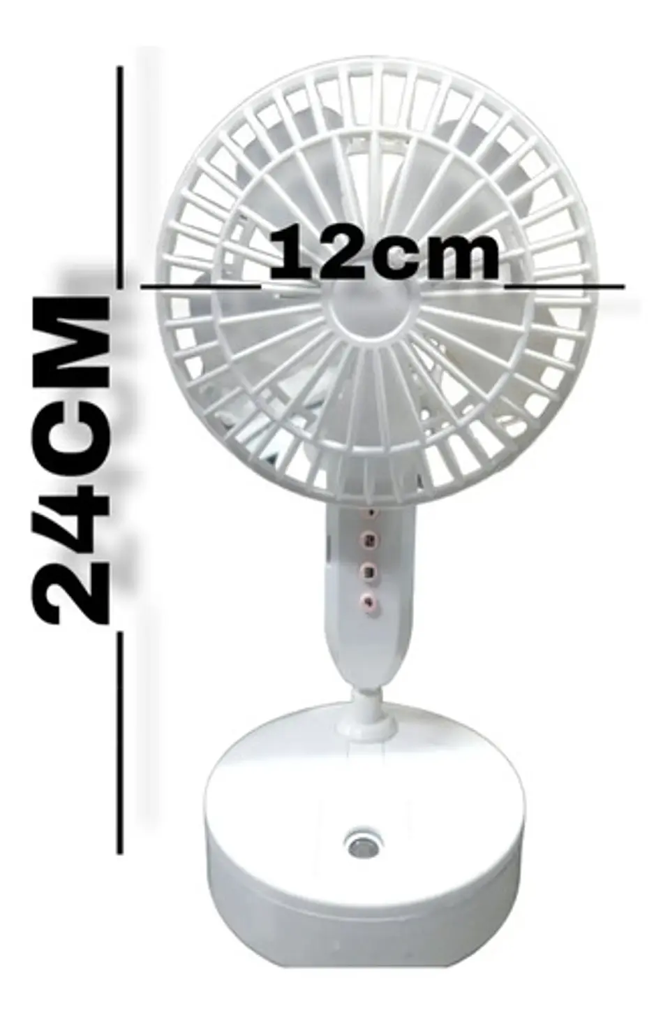  Ventilador Abanico Con Spray Aire Fresco Rociador Humidific 5