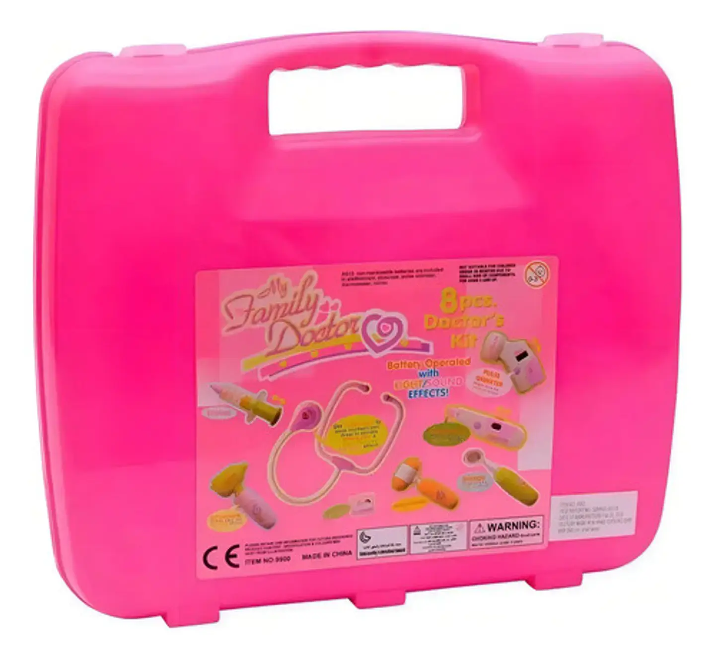 Kit Maletin De Doctor Niño Y Niña Estetoscopio 8 Pcs 9900b Azul 2