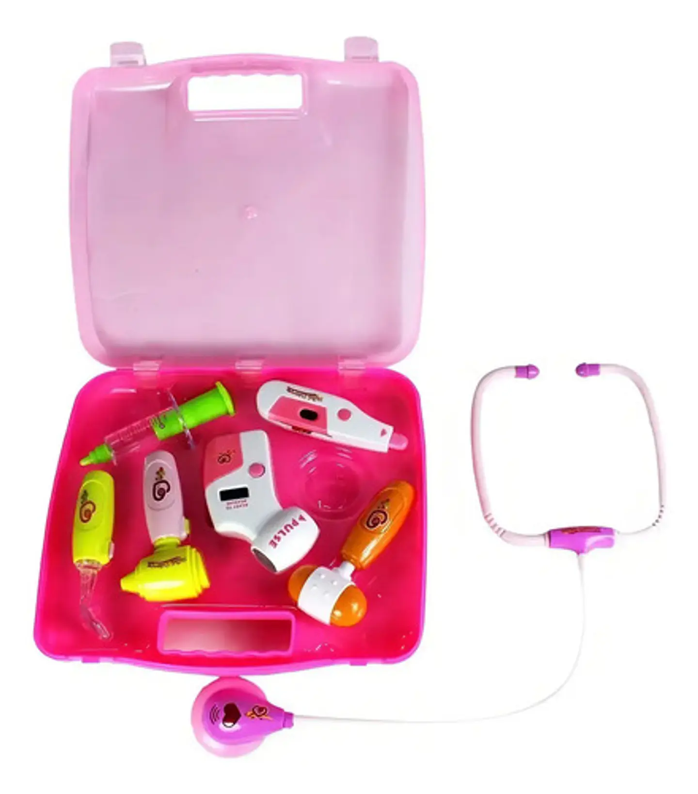 Kit Maletin De Doctor Niño Y Niña Estetoscopio 8 Pcs 9900b Azul 3