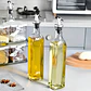 Set X 2 Botellas Aceitero Vinagrero Vidrio Pico 250 Ml - Miniatura 6