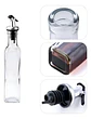 Set X 2 Botellas Aceitero Vinagrero Vidrio Pico 250 Ml - Miniatura 8
