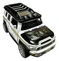 Carro De Juguete Toyota Prado De Metal Con Fricción, Sonido Y Luz Blanco - Miniatura 3