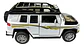 Carro De Juguete Toyota Prado De Metal Con Fricción, Sonido Y Luz Blanco - Miniatura 4