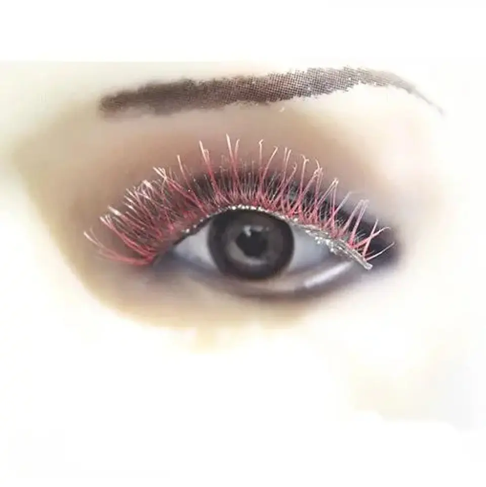 Disfraz Pestañas Postizas Para Halloween Decoración Ojos 2