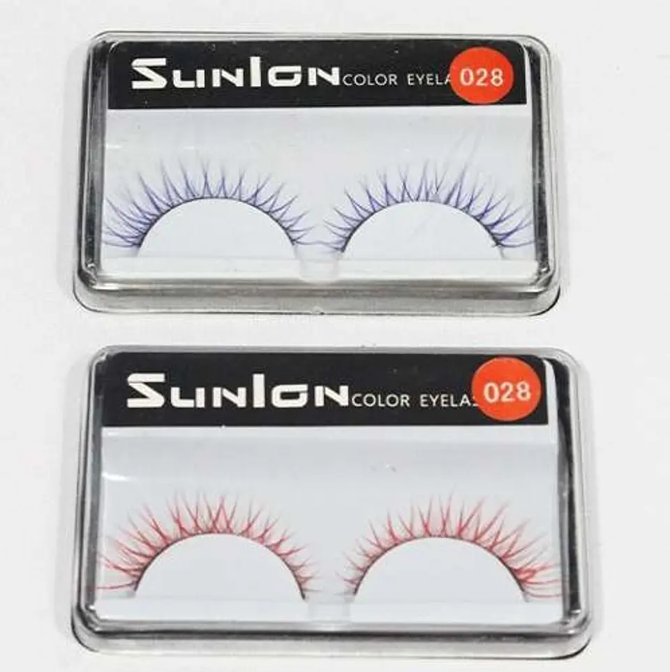 Disfraz Pestañas Postizas Para Halloween Decoración Ojos 3