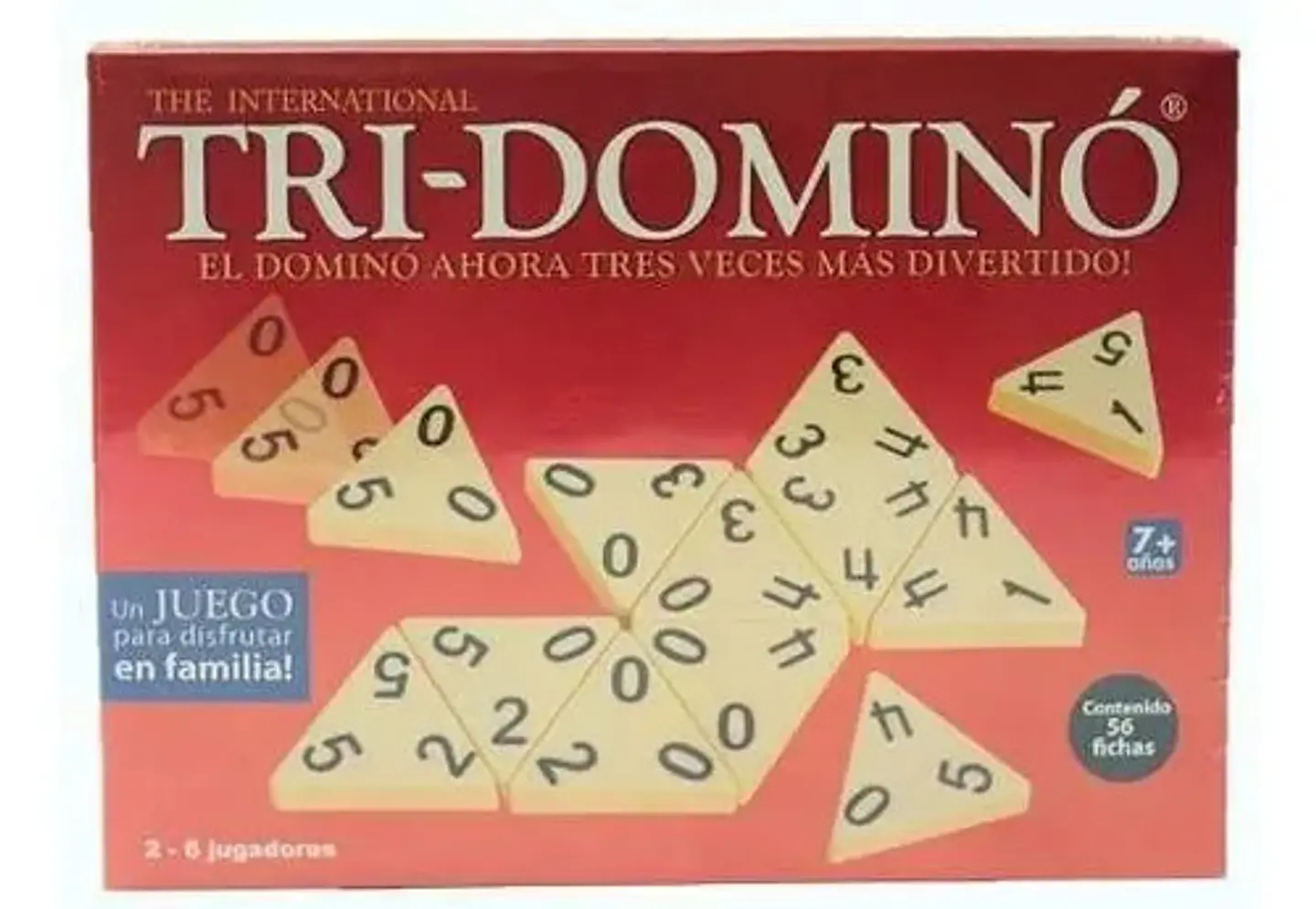 Dominó Tri-domino Juego de Estrategia para 2 a 6 Jugadores 5+ Años Plástico 4