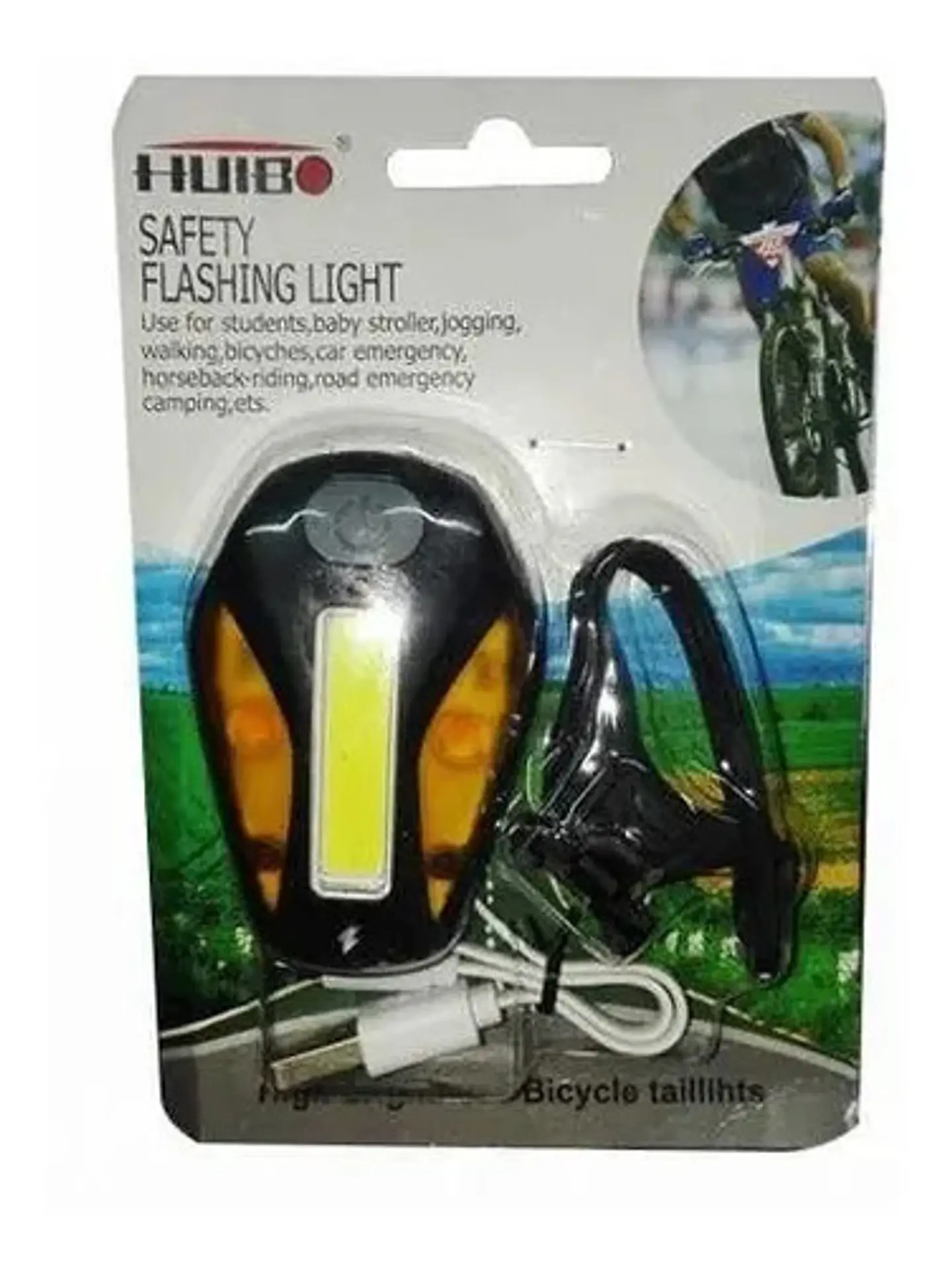 Linterna Bicicleta Luces Luz Intermitente De Seguridad Recag 1