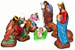 Pesebre Navideño 50 Cm Navidad María José Tres Reyes Magos  - Miniatura 2