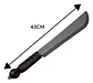 Accesorio Disfraz Machete Cuchillon Halloween Fiesta - Miniatura 6