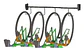 Anclaje Porta Bicicletas X4 Pared Soporte Parqueadero  - Miniatura 2