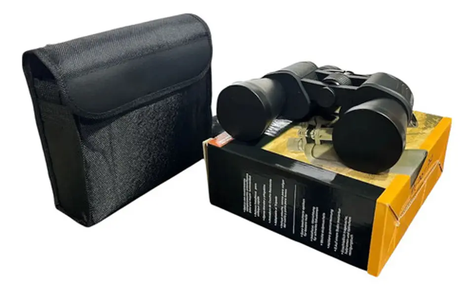 Binoculares Con Estuche +paño 70x70 Vision Negro 3
