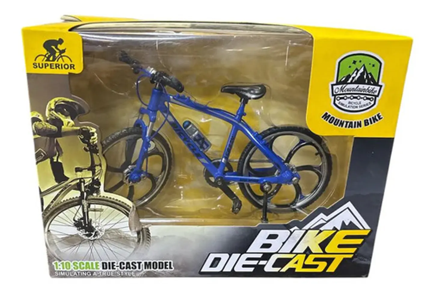 Modelo A Escala Bicicleta Todoterreno Metálica Escala 1:10 2
