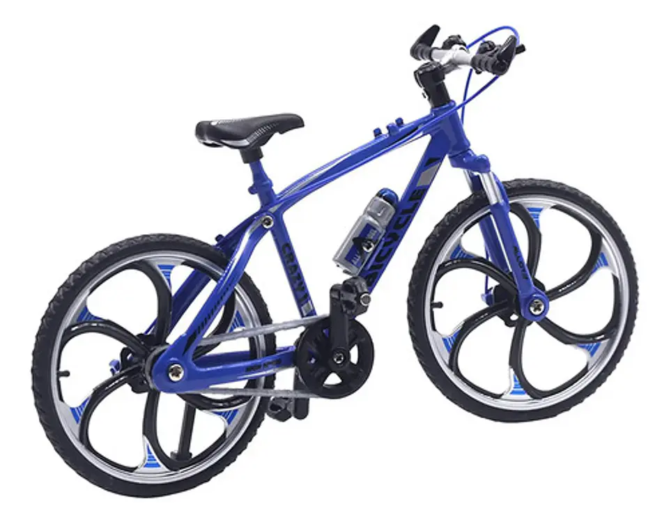 Modelo A Escala Bicicleta Todoterreno Metálica Escala 1:10 3