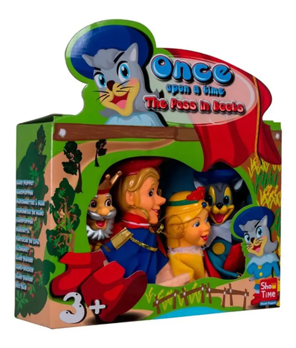 Set Títeres Personajes Caperucita Roja X6 Marionetas 7330 3