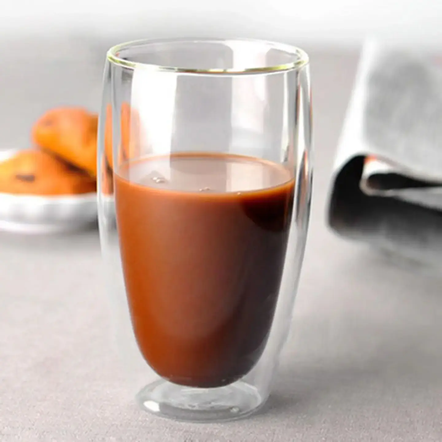 Taza Vaso Cristal Batido Cafe Doble Pared Borosilicato 650ml 7