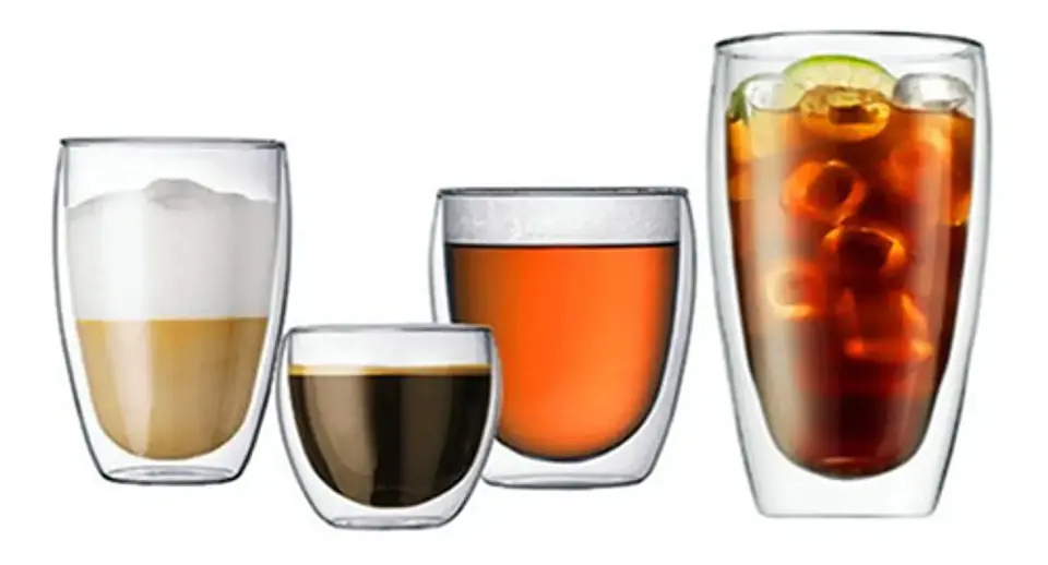 Taza Vaso Cristal Batido Cafe Doble Pared Borosilicato 650ml 9