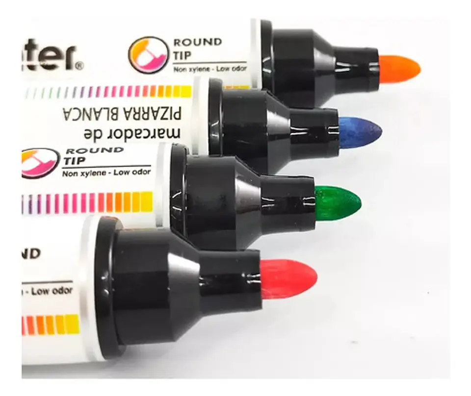 Marcador Borrable Pointer Doble Punta 4 Unidades 8 Colores. 2