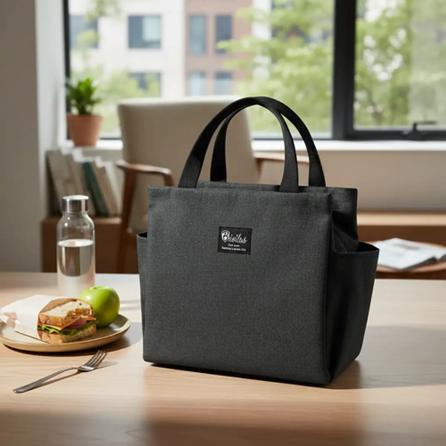 Lonchera Termica Bolsa Almuerzo Coca Elegante Bolsillos 1