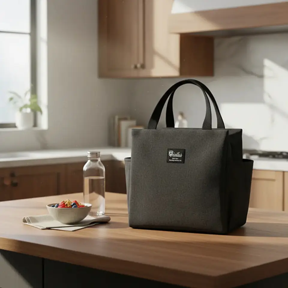 Lonchera Termica Bolsa Almuerzo Coca Elegante Bolsillos 12