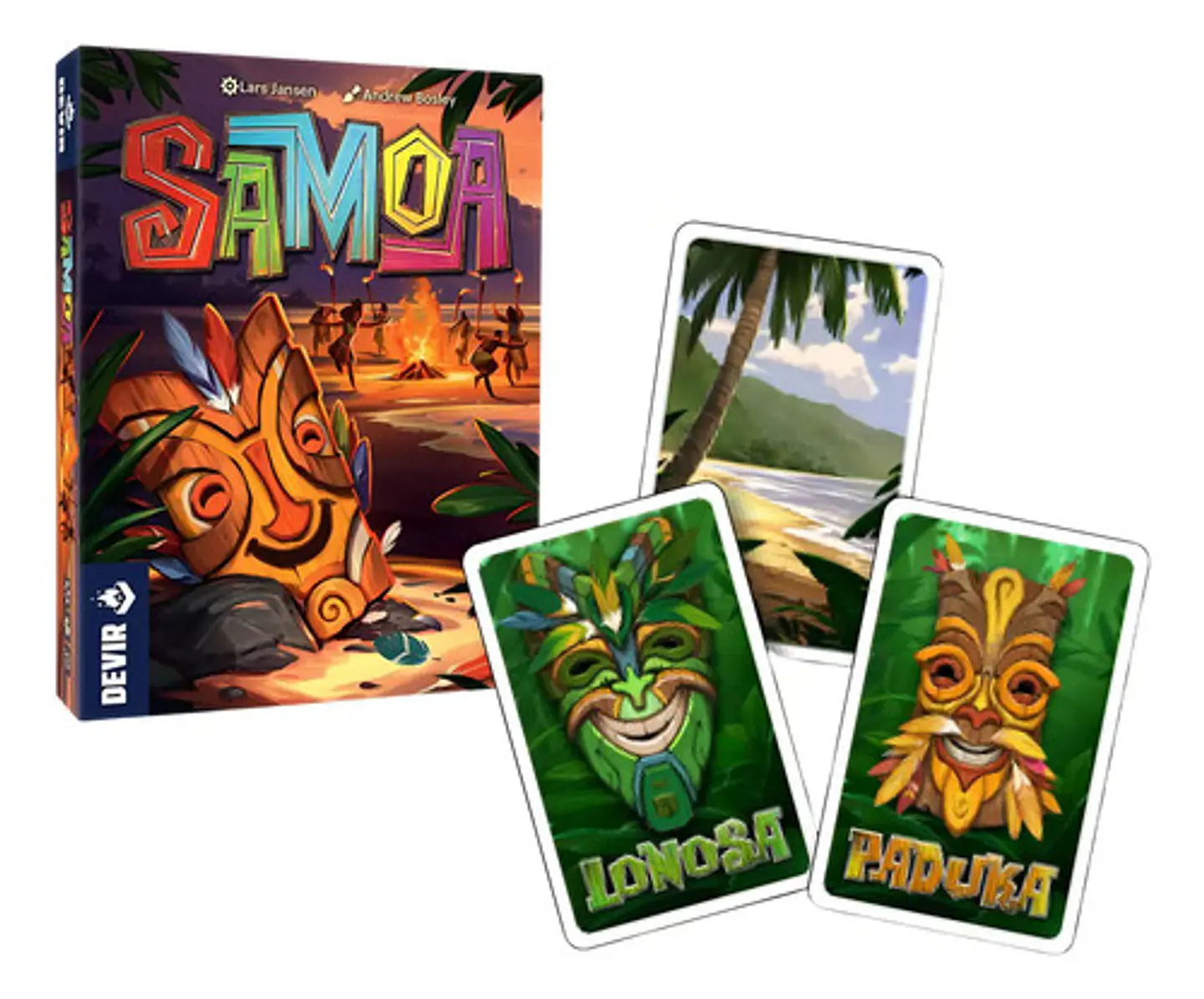 Juego De Estrategia Samoa Clásica Devir Para 2 A 4 Jugadores En Español 2