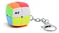 Llavero Cubo Magico Stickerless Qytoys Color 2x2 Key Ring - Miniatura 2