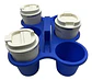 Bandeja Para Café Plástica Rack Transportar Bebidas - Miniatura 2