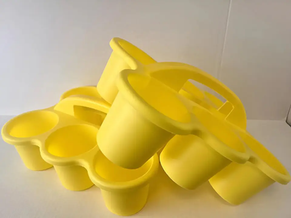 Bandeja Para Café Plástica Rack Transportar Bebidas 6