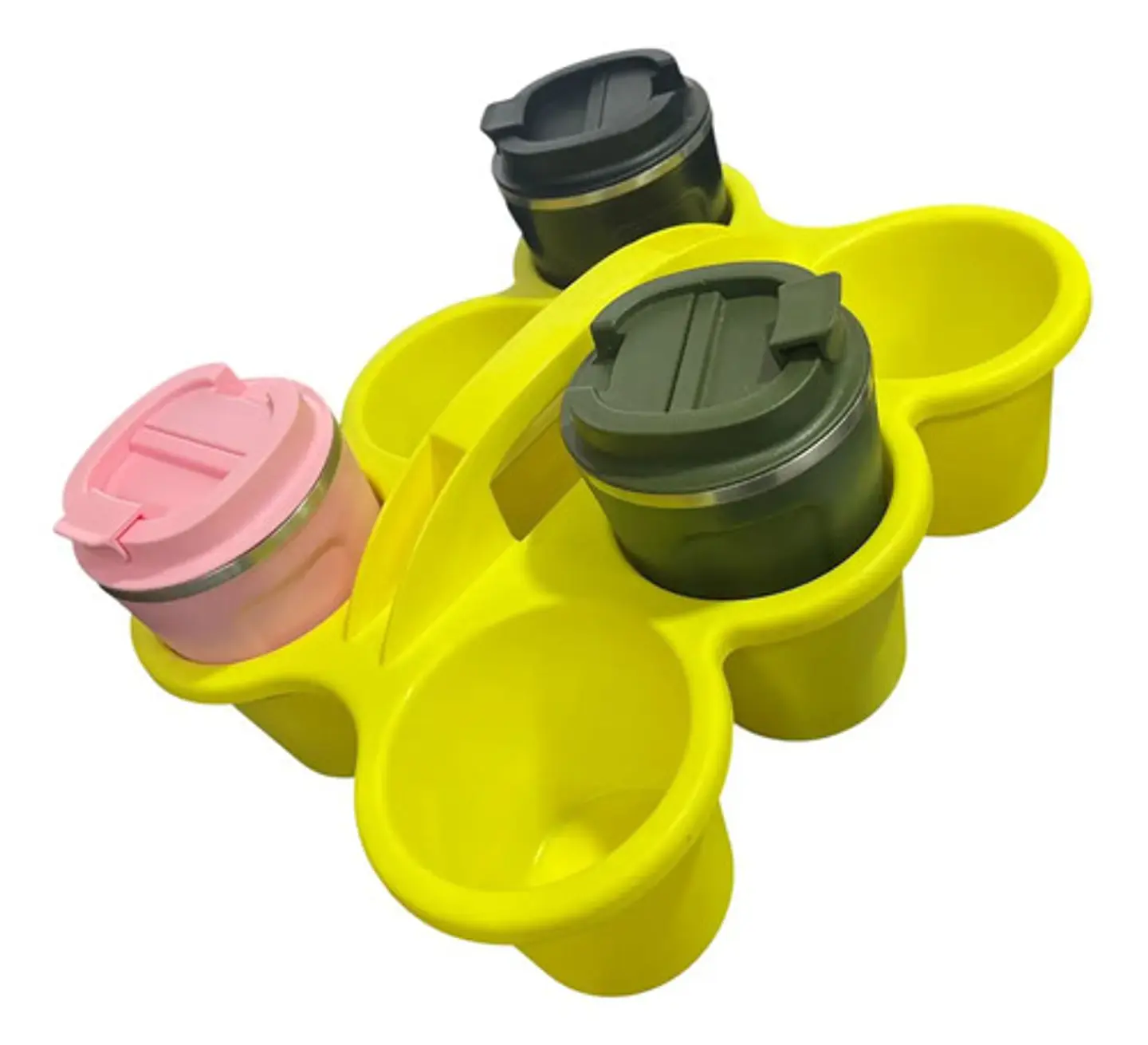 Bandeja Para Café Plástica Rack Transportar Bebidas 8