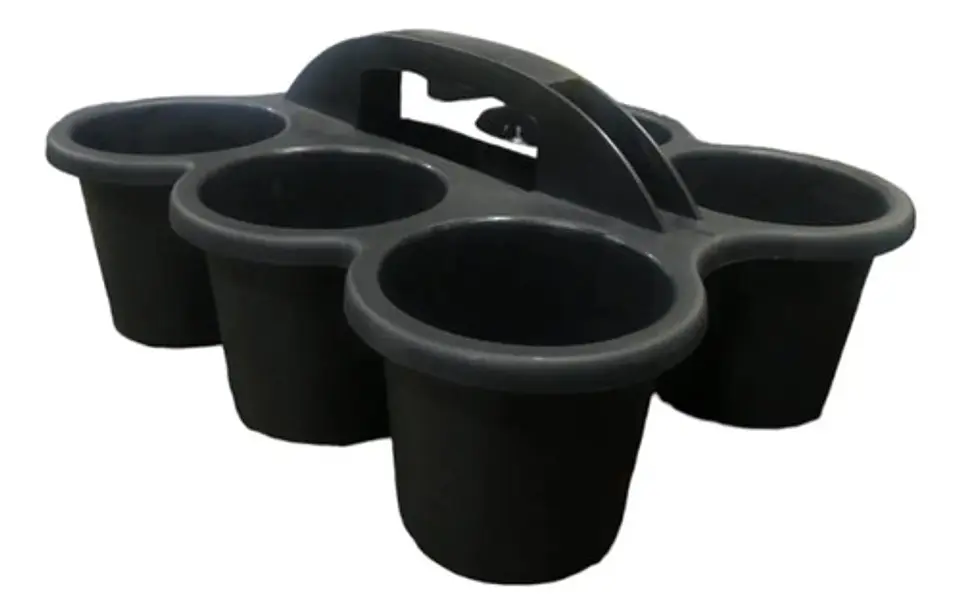 Bandeja Para Café Plástica Rack Transportar Bebidas 10