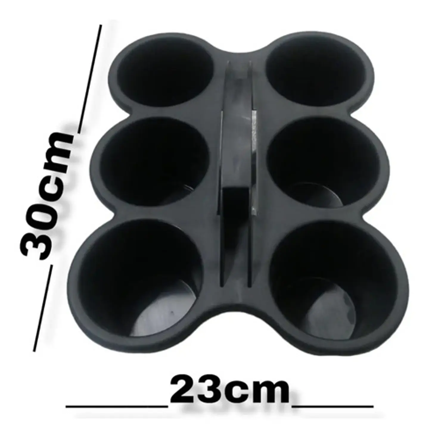 Bandeja Para Café Plástica Rack Transportar Bebidas 11