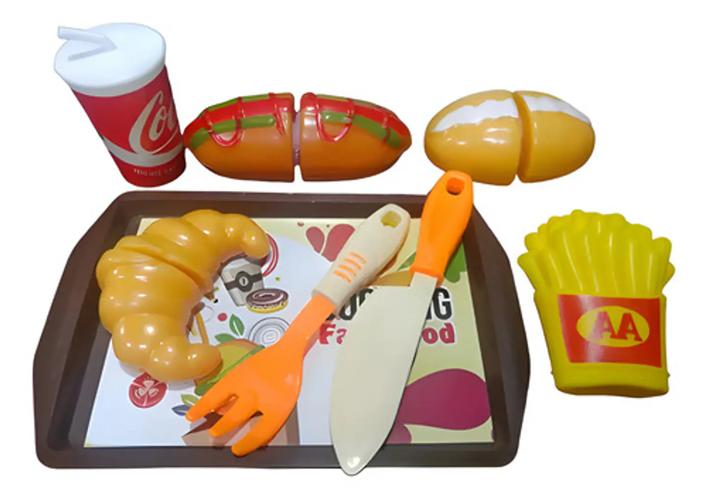 Set Alimentos Juguete Con Velcro Cortar  Verduras Comida Rap 7