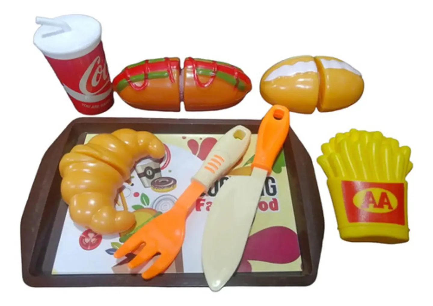 Set Alimentos Juguete Con Velcro Cortar  Verduras Comida Rap 9