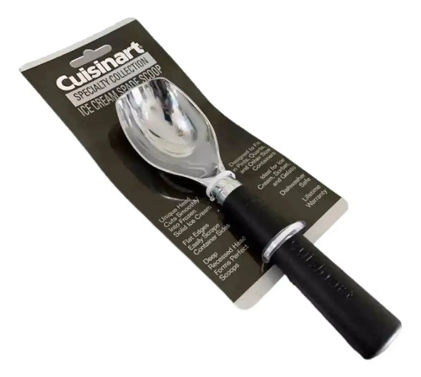 Cuchara Para Helado Acero Inoxidable Utensilios Cuisinart Color Negro 3