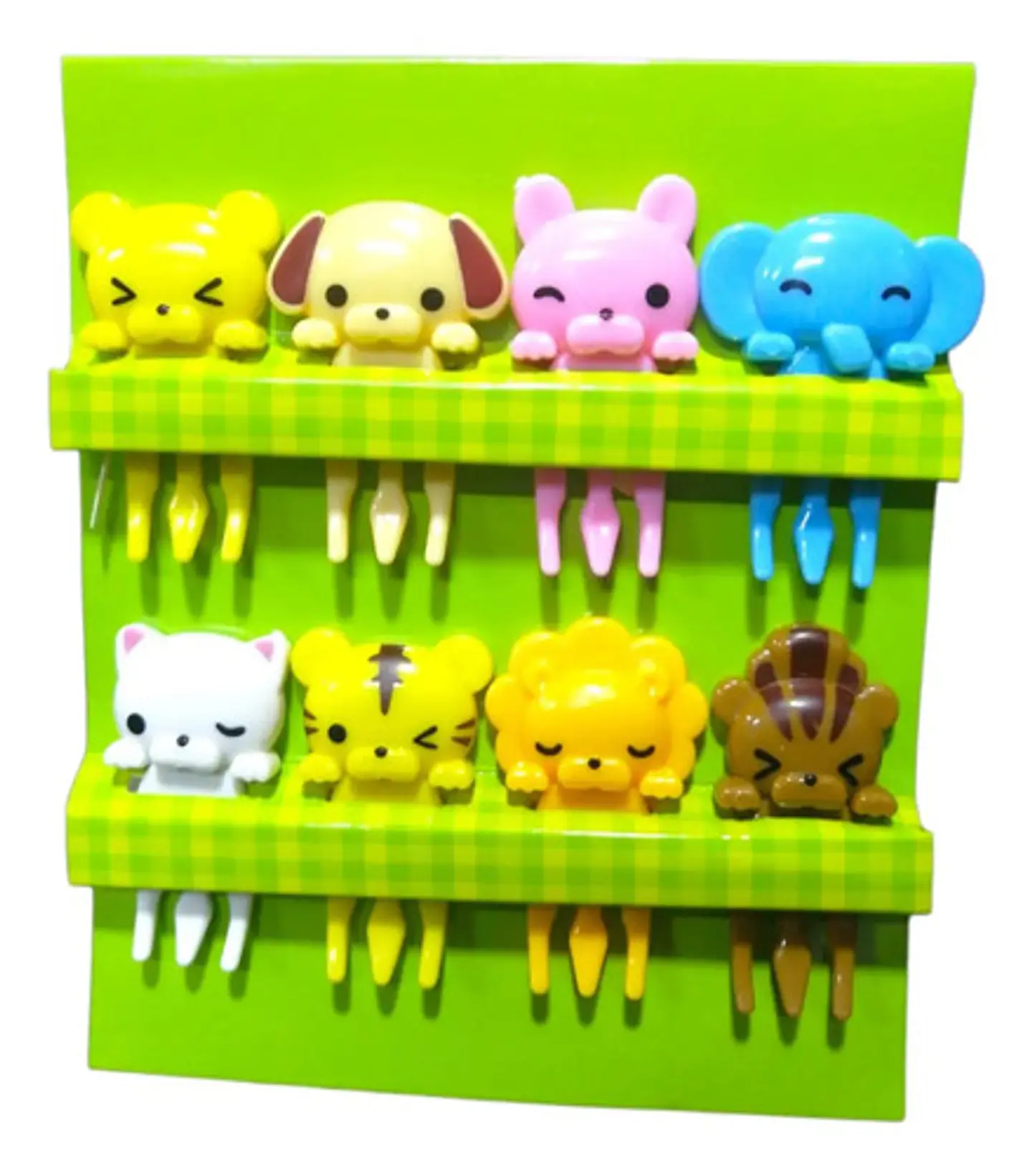 Mini Tenedores Pack X 8 Und - Picks Para Loncheras Niños 1