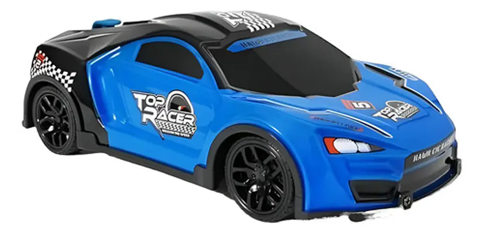 Carro Control Remoto Racing Con Luz Spray Car Emite Humo 1