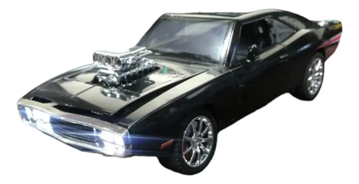 Rapido Y Furioso 9 Doms 1970 Dodge Charger Color Negro 3