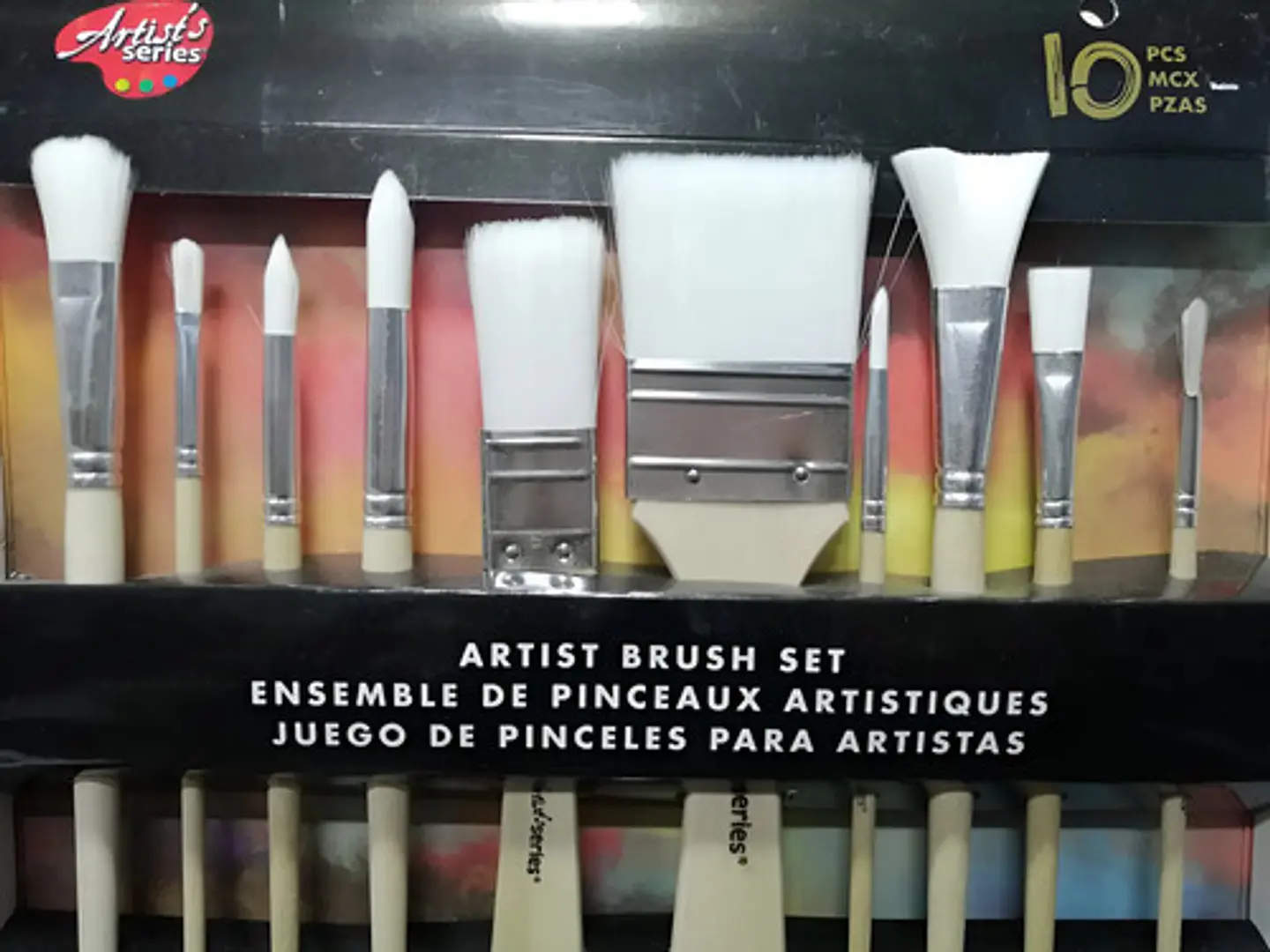 Artistic Set De Pinceles De Arte 10 Piezas Blanco En Caja 1