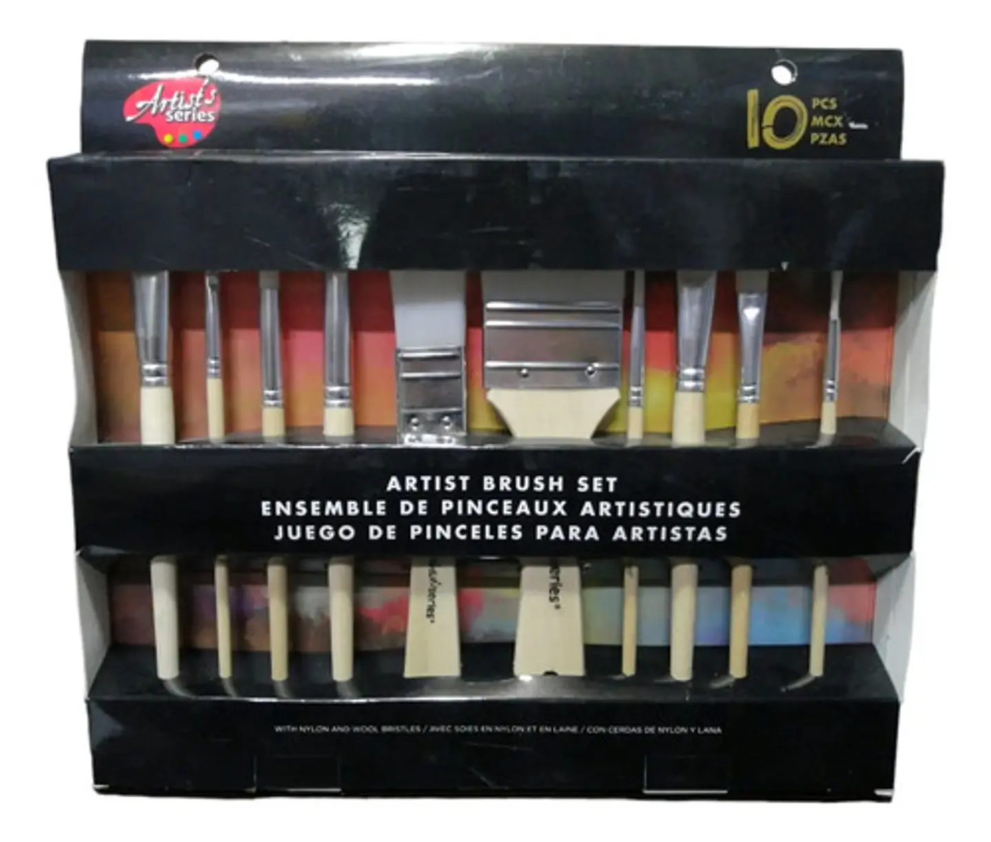 Artistic Set De Pinceles De Arte 10 Piezas Blanco En Caja 2