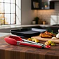 Pinzas De Cocina Silicona Y Acero Inoxidablex2 Betty Crocker Color Rojo - Miniatura 2