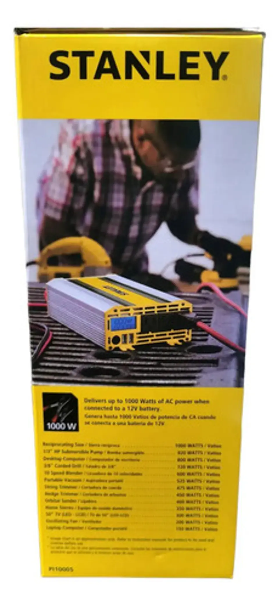 Inversor De Energia Stanley Power It 1000w 120v 3.1a Display 3